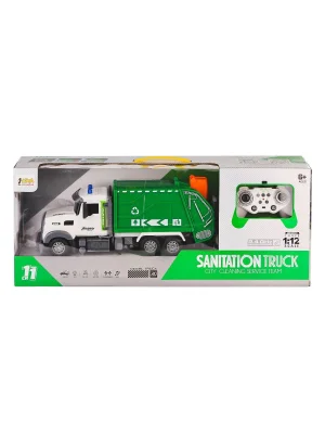A8196-Qh9003-1-2 Kumandalı Sesli Ve Işıklı Çöp Kamyonu 1:12-asya Oyuncak