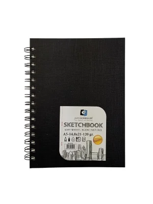 Alex Schoeller Eskiz Defteri Sert Kapak Spiralli 120 gr A5 70 Yaprak