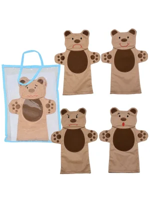 And-5005 Yüz İfadeleri Kukla Set 6lı