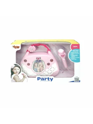 Bao-1706 Mikrofonlu Mp3 Çalar Parti Müzikleri El Çantası-vardem