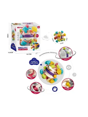 Bıb6034-vardem 6 İn 1 Diş Kaşıyıcılı Bebek Topu