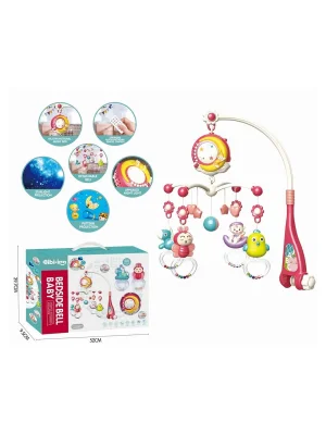 Bıb648a54 -vardem Işıklı Müzikli Kumandalı Kırmızı Bebek Dönencesi