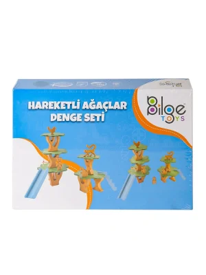Blg-101 Ahşap Hareketli Ağaçlar Denge Seti