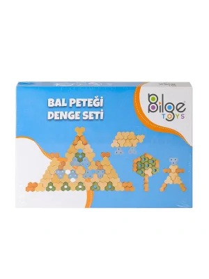 Blg-106a Bal Peteği Ahşap Denge Oyunu