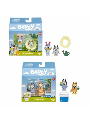 Bluey/18912 Bluey 2li Figür Aksesuarlı Set Asorti