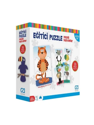Ca.5028 Ca Games Eğitici Puzzle Neşeli Hayvanlar