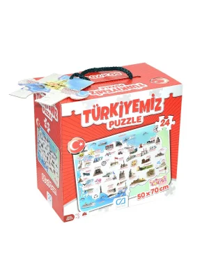 Ca.5079 Türkiyemiz Yer Puzzle