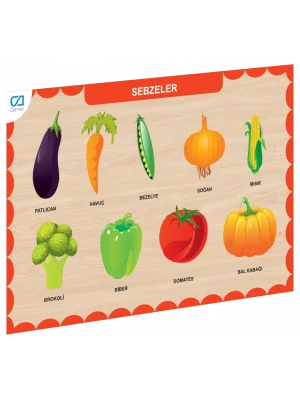 Caahs-3205 Ca Games Ahşap Sebzeler Bul-tak