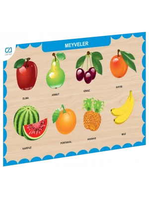 Caahs-3206 Ca Games Ahşap Meyveler Bul-tak