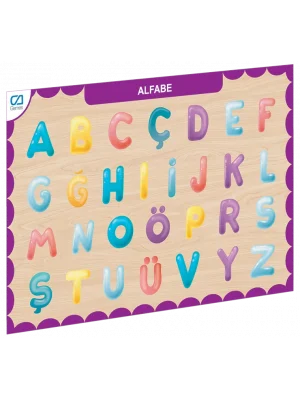 Caahs-3208 Ca Games Ahşap Alfabe Bul-tak