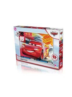 Cr709 Cars 50 Parça Çocuk Puzzle -ks Puzzle