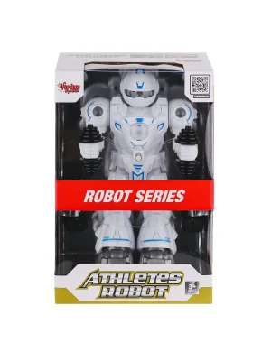 Df-6026 Işıklı Ve Müzikli Hareketli Atletik Sporcu Robot -vardem Oyuncak