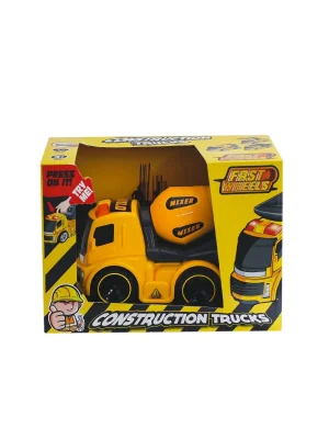 Er-240  Fast Wheels İnşaat Araçları Mikser Kamyon -erdem Oyuncak