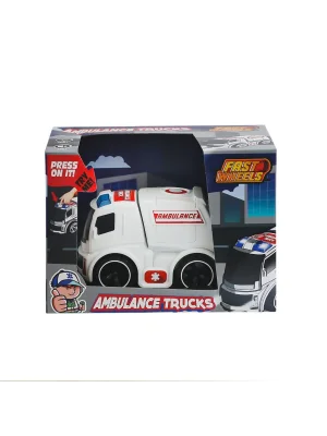 Er-247 Fast Wheels Ambulans Kamyonu -erdem Oyuncak