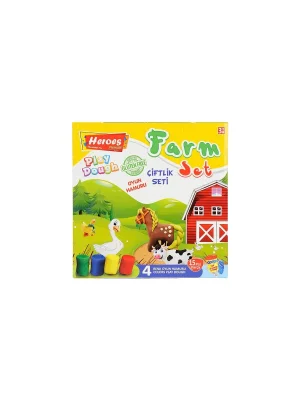 Ern-588 Heroes Orta Kutulu Çiftlik Oyun Hamuru Seti