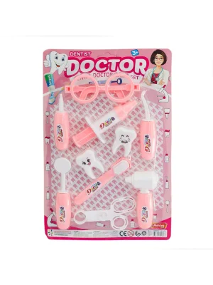 Ern-896 Heroes Toys Kartelalı Kız Dişçi Seti