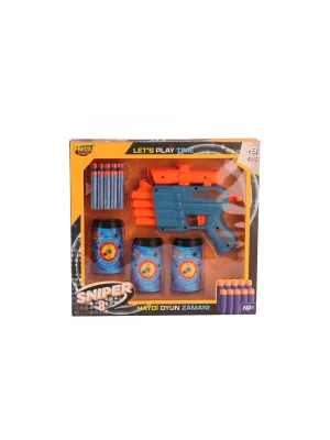 Fab 5707 Kutulu 3 Hedefli Sniper 8 Dart Atıcı