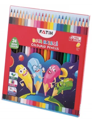 Fatih 24 Renk Tam Boy Kuruboya Kalemi 33225