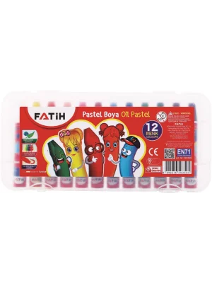 FATİH PASTEL BOYA 12 RENK KİNG SİZE ÇANTALI