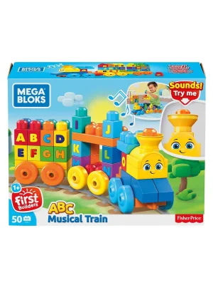 Fwk22 Mega Bloks® Müzikli Alfabe Treni 50 Parça +1 Yaş