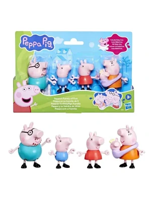 G0506 Peppa Pig Ve Ailesi 5li Figür Seti +3 Yaş