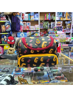 GALATASARAY GS YAZI DETAYLI SUNİ DERİ BESLENME ÇANTASI