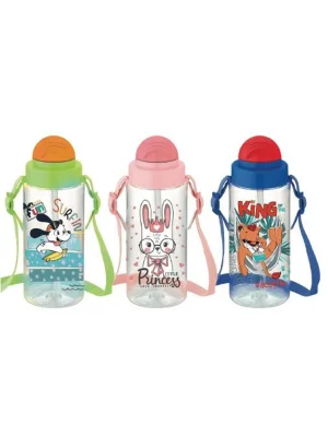 GIPTA K751000 FUN TRİTAN DESENLİ PİPETLİ MATARA 500 CC