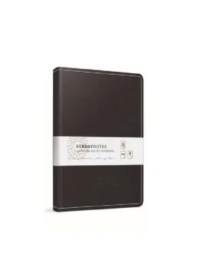 Gıpta Sunday Notes İplik Dikiş Deri Kapak Defter 17x24 Cm 140 Yaprak Çizgisiz