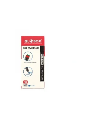 Globox Asetat Kalemi CD Kalemi M Siyah