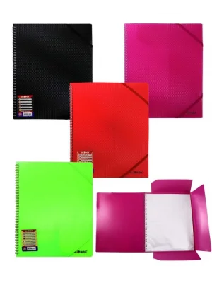 Globox Katalog Sunum Dosya Spiralli 30 Lu Karışık Renk