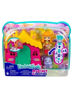 GTM46 Enchantimals Secret Besties Bebek ve Ev Oyun