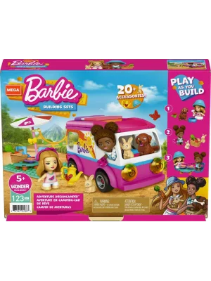 Gwr35 Mega™ Barbie®nin Mega Karavanı 123 Parça +5 Yaş