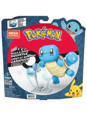 Gyh00 Mega™ Pokémon™ Squirtle - Yap Ve Oyna Figürler 199 Parça +7 Yaş