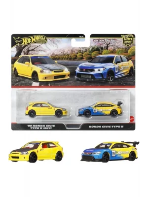 HBL96 Hot Wheels 2li Premium Araba Seti