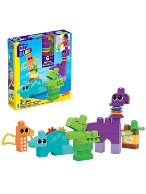 Hkn43 Mega Bloks Sesli Ve Hareketli Dinozorlar 24 Parça +1 Yaş