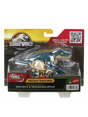 Hlp05 Jurassic World Değişim Serisi - Çifte Tehlike Dinozor Figürleri