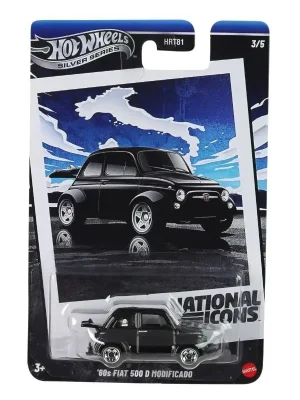Hot Wheels Silver Series 60s Fiat 500 D Modificado JBY88