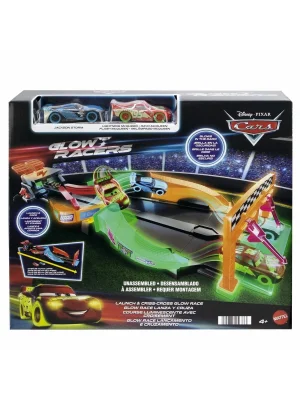 Hpd80 Cars Karanlıkta Parlayan Yarışçılar Pist Seti