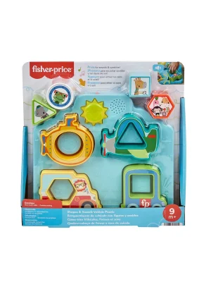 Hrp31 Fisher-price Şekiller Ve Sesler Puzzle