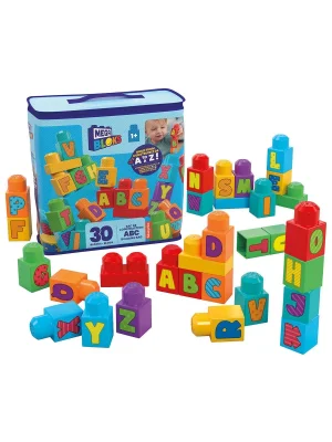 Hrr60 Mega Bloks Alfabeli Blok Çantası 30 Parça +1 Yaş