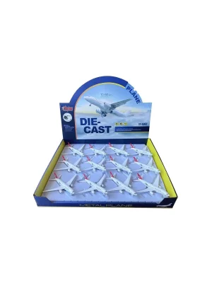 Hw-777-2 2809 Red Cb Işıklı Sesli Metal Yolcu Uçağı