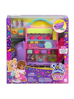 Hwp19 Polly Pocket Adventures İn Rio Uçak Oyun Seti