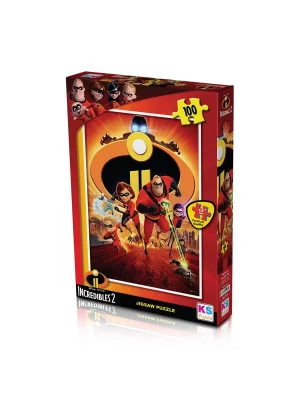 Inc714 Ks Incredibles / 100 Parça Puzzle