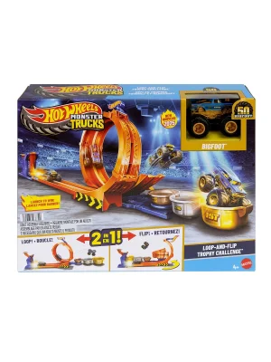 Jbx64 Hot Wheels Monster Trucks Döngü Ve Takla Bigfoot Oyun Parkuru