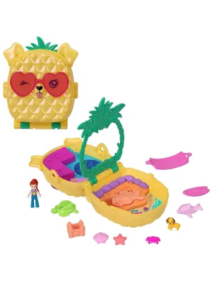 Jfv00 Polly Pocket Ananas Köpekçik Plajı Mini Oyun Seti