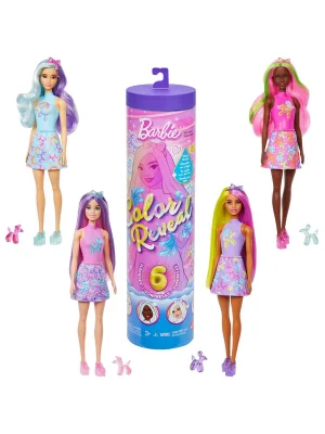 Jfv58 Barbie Color Reveal Balondan Hayvan Figürleri Serisi