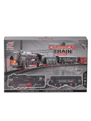 Jhx6689 Kutulu 10 Parça Pilli Tren