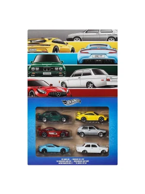 Jlb25 Hot Wheels Euro Style 6lı Araç Paketi 1:64