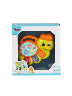 Jlg-855-64a Işıklı Ve Müzikli Solucan Bebek Pianosu -vardem Oyuncak