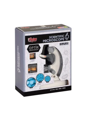 Km-1012a-1 1013a-1 Işıklı Objektif Bilim Mikroskopu -vardem